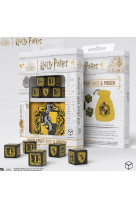 Harry Potter dice set : Poufsouffle + Dice bag